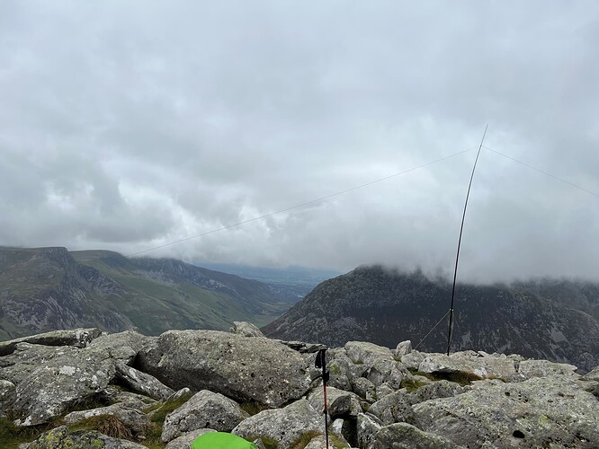Antenna on top of Tryfan
