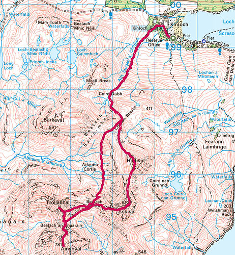 The route I took