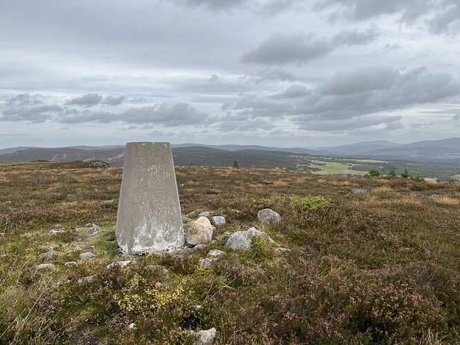 Trig point on GM/CS-112 Beinn Mhor