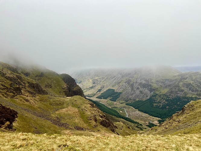Views whilst climbing Pillar