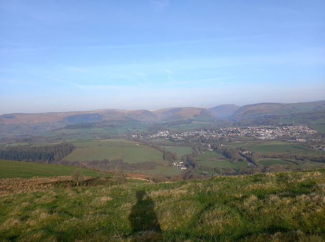Up above Rhayader