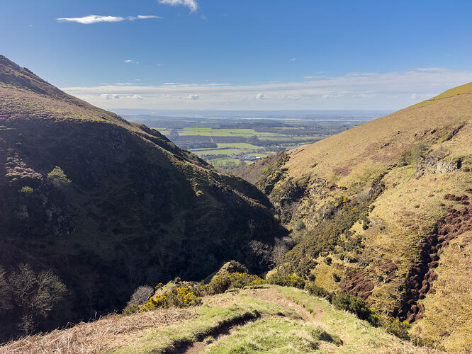 View into the Mill Glen from above.