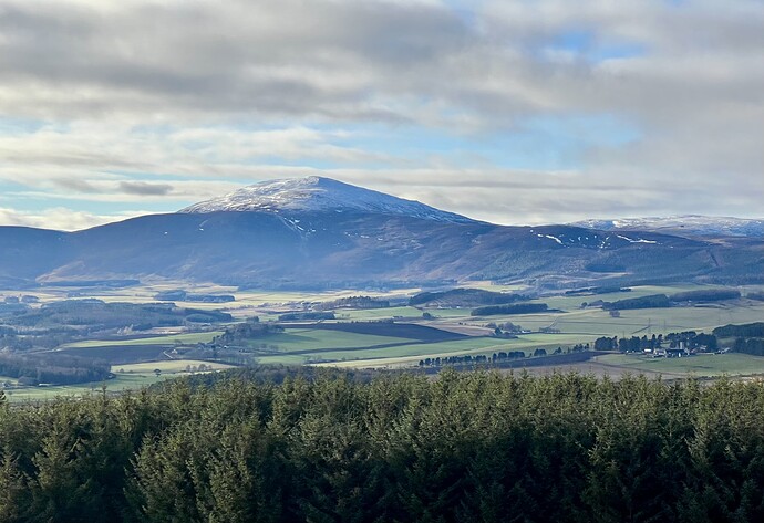 Morven looking like a mountain