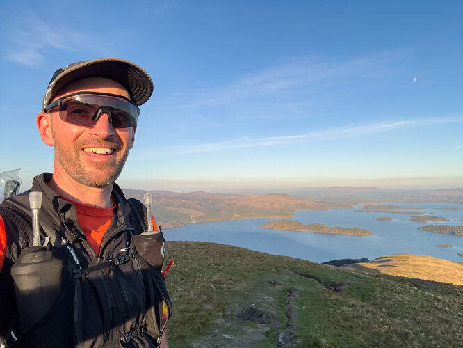 This operator, puffing and panting his way up towards Beinn Dubh