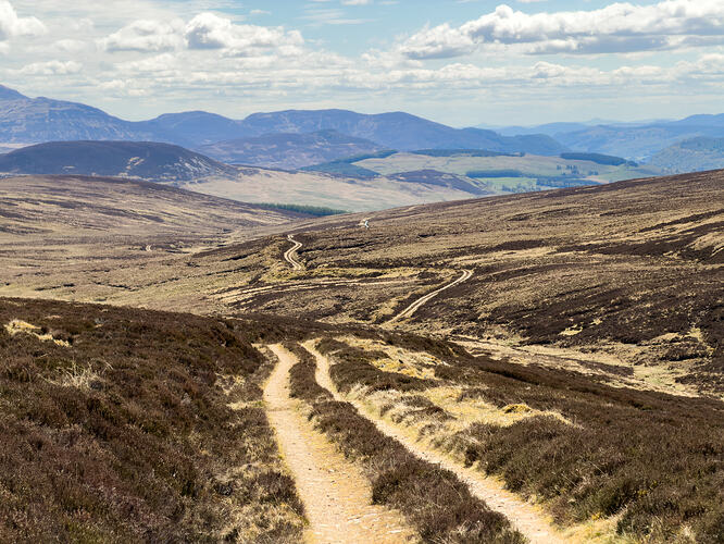 Track descending into Glen Tilt