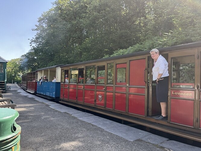 Abergynolwyn Station on the Talyllyn railway