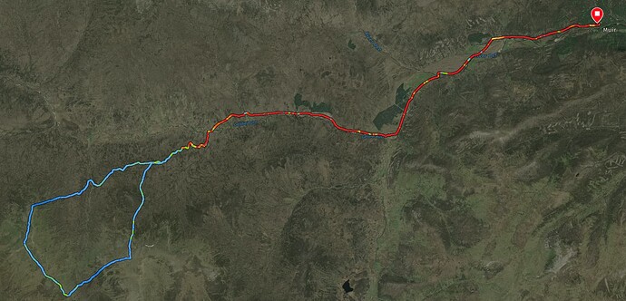 Route from Linn of Dee