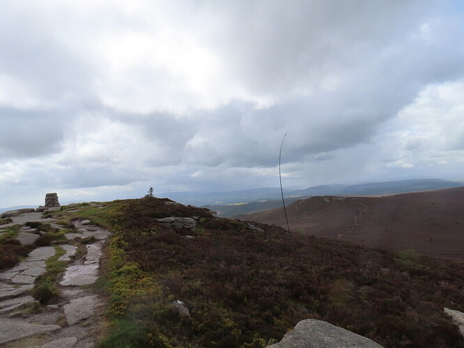 Bennachie: Oxen Crag -  HF and toposcope