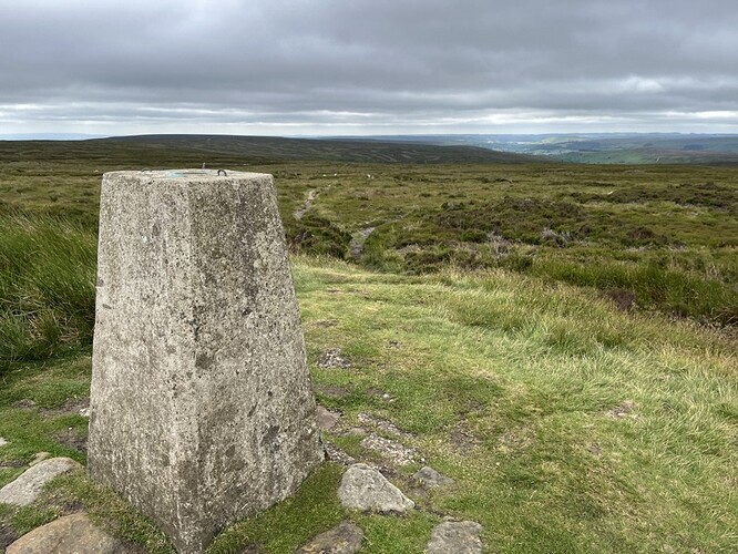 Urra Moor: Round Hill trig point