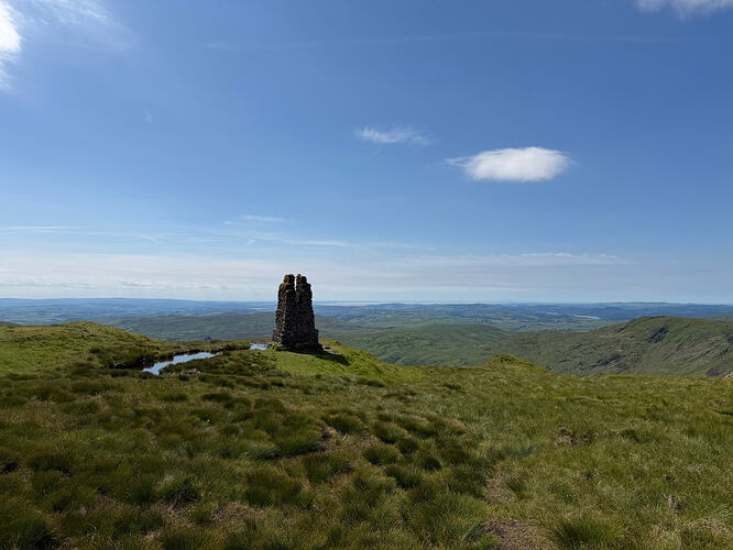 Tarn Crag summit (slightly away from the pile 'o stones)