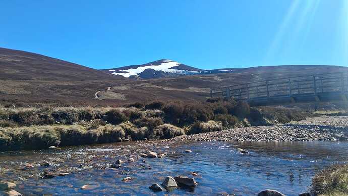 Mount Keen from the Water of Tanar