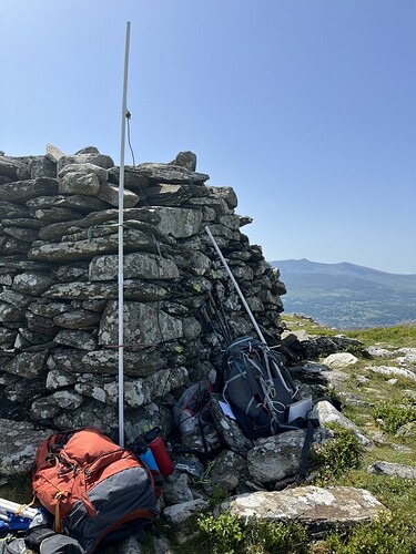 GW/NW-055 Foel Offrwm VHF/UHF - too windy to go higher