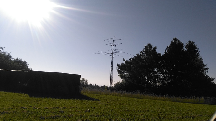 Ham Radio aerials on Hochsten