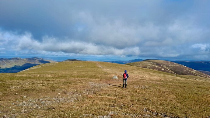 Summit in the distance on the right