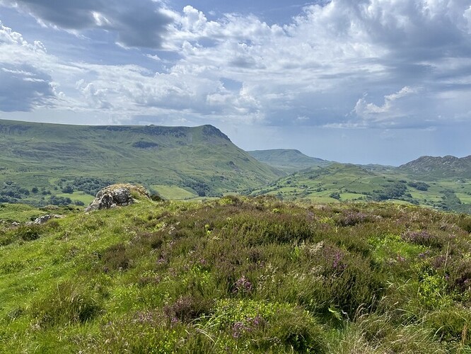 view from GW/NW-074 Moel Fynydd - Craig y Castell