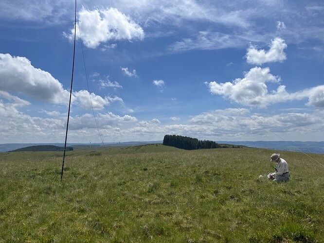 HF on Esgair Ddu summit