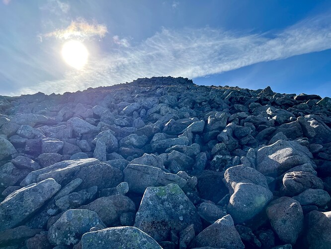 Who put all these boulders here