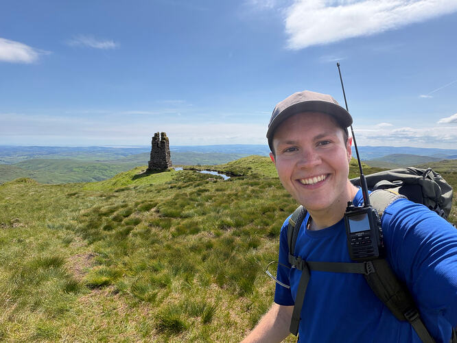 Smiley M1TJM on Tarn Crag