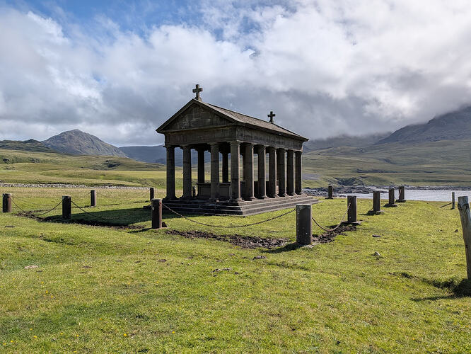 The mausoleum