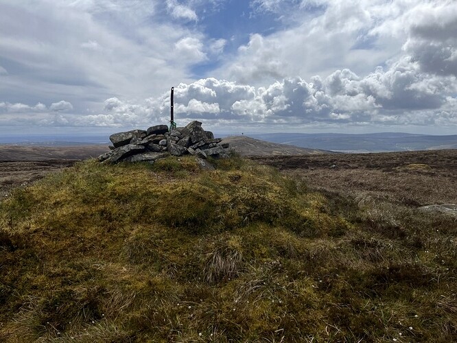Peel Fell summit cairn