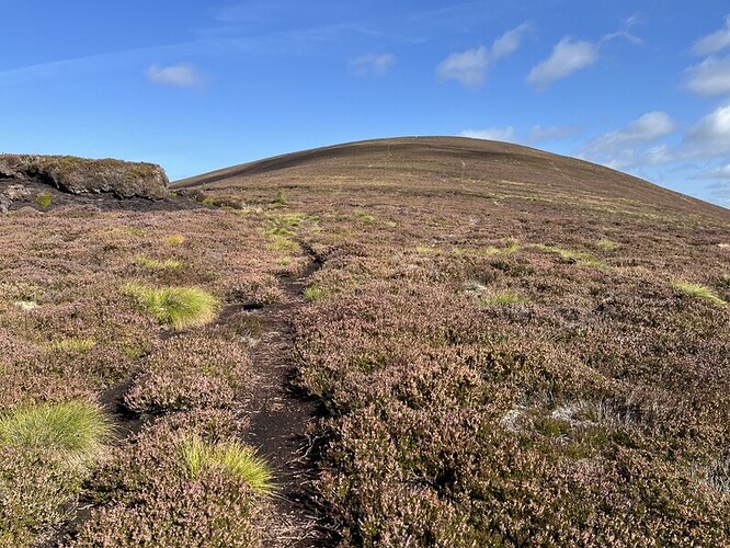 Meikle Conval summit coming into sight