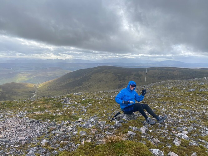 Sitting on my boulder with the radio