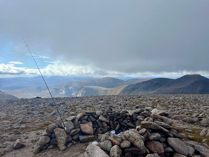 A wonky station on Ben Macdui