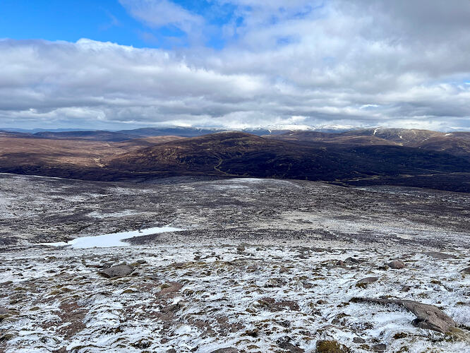 Beinn Bhreac ahead