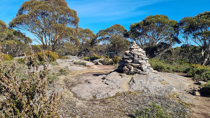 Rock cairn at Mt St Gwinear.