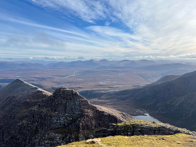 East towards Beinn Dearg
