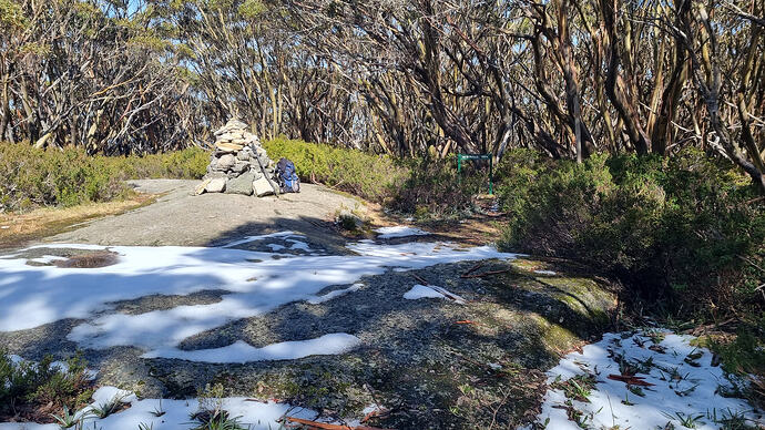 Mt St Phillack with snow in the AZ.