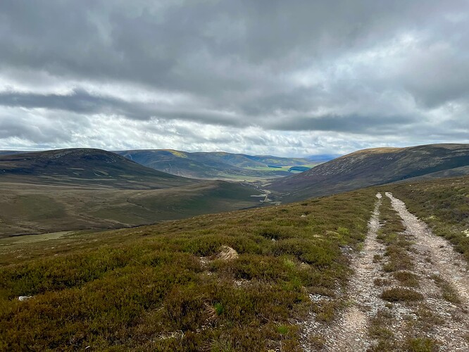 Looking down Glen Suie