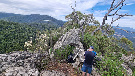 Beaming toward Melbourne