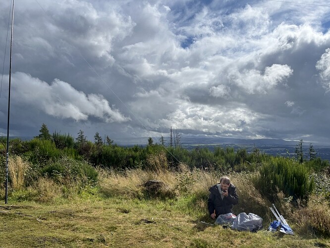 Knock of Crieff GM/SS-264 operating HF after the rain