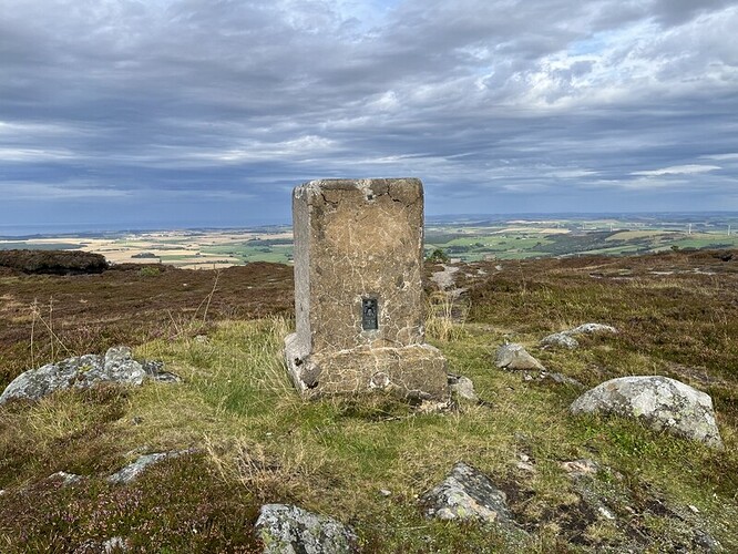 Knock Hill GM/ES-073 "Lossiemouth" trig point
