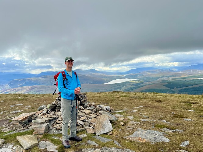 At the summit of Little Wyvis