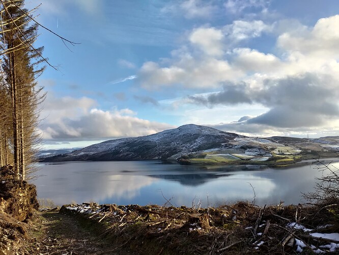 Llyn Celyn and Mynydd Nodol