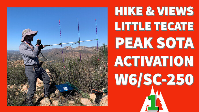 youtube Hike and Views Little Tecate Peak W6_SC-250