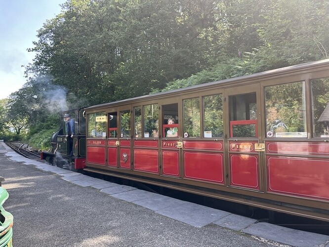 Abergynolwyn Station on the Talyllyn railway
