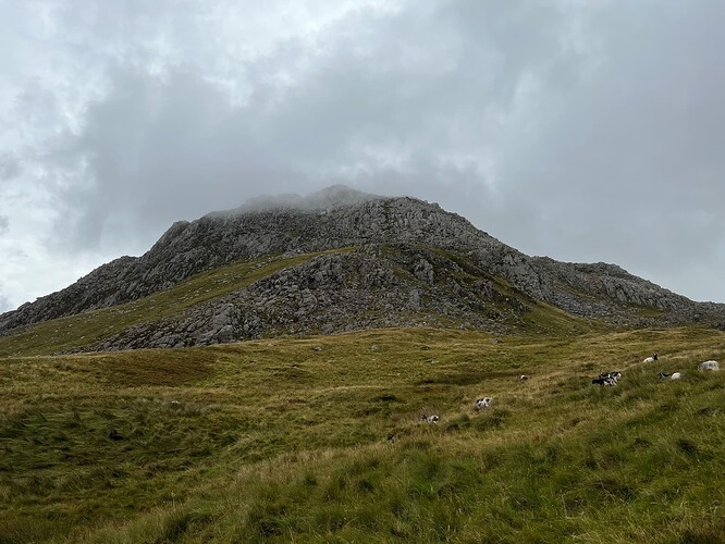 Tryfan in distance