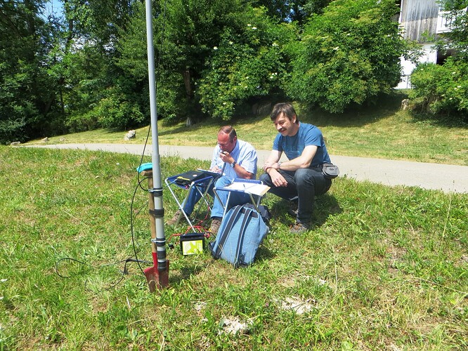 A roadside activation for Frank ON6UU and Rene ON6VI who we met by chance while activating BW-161 Wartenberg
