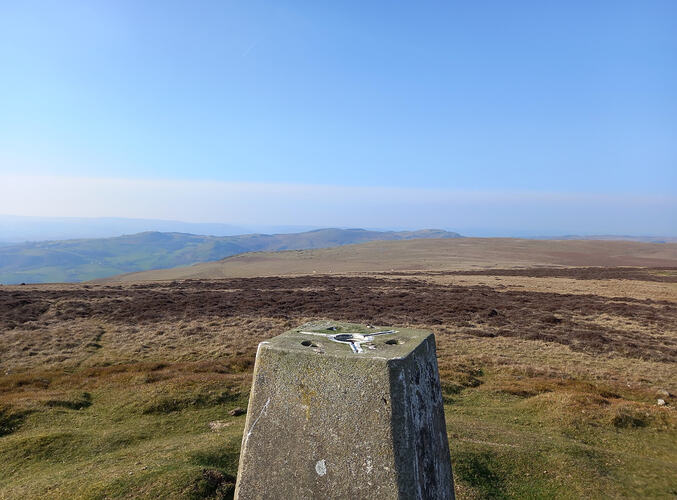 View from the top towards Carneddau