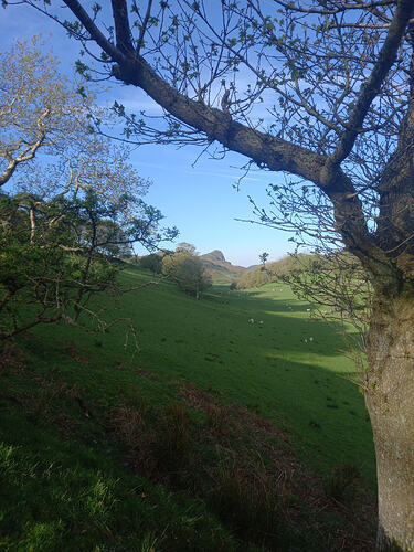 The impressive top with the cliff, the photo does not do it justice