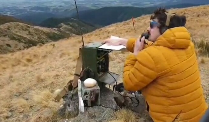 ZL3APB on Mt Grey with 48 set