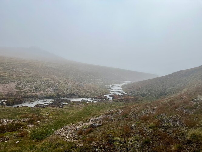 Not much better on the hike across