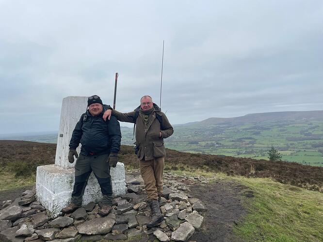 Longridge fell trig john