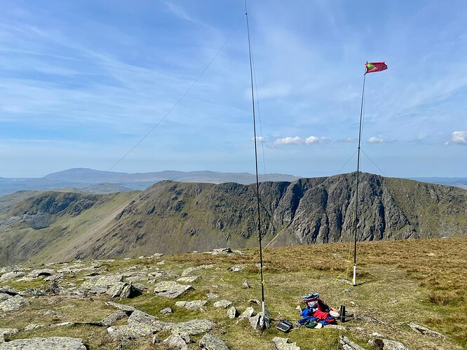 Venturing into England on Old Man.