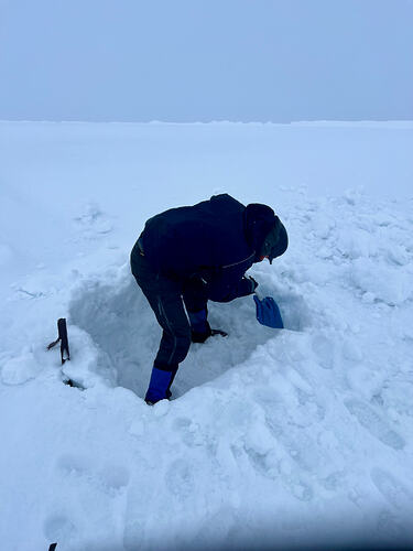 Digging a 1m cube shelter