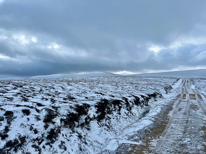 Summit in the distance