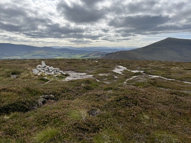Meikle Conval looking back to Ben Rinnes